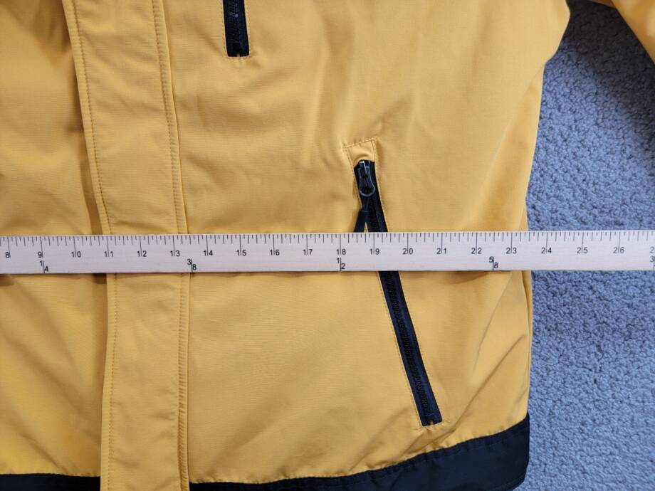 Club Room 3-in-1 All Weather Hooded Jacket Men's XL Yellow Snap Zip Closure L/S