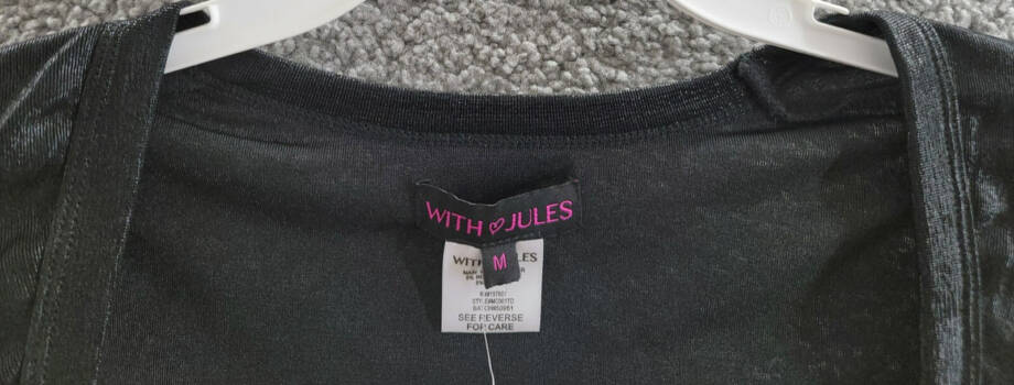 With Jules Open Front Cropped Shrug Big Girls' M Black Solid Long Sleeve Pull On