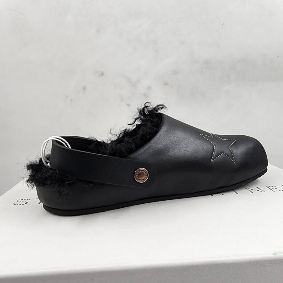 Stella McCartney Elyse Alter Star Clogs Women's 35/5US Black Star Stitch Slip On