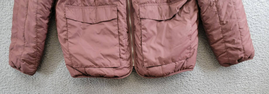 BASS OUTDOOR Reversible Zip Front Liner Jacket Men's XL Rum Raisin Long Sleeve