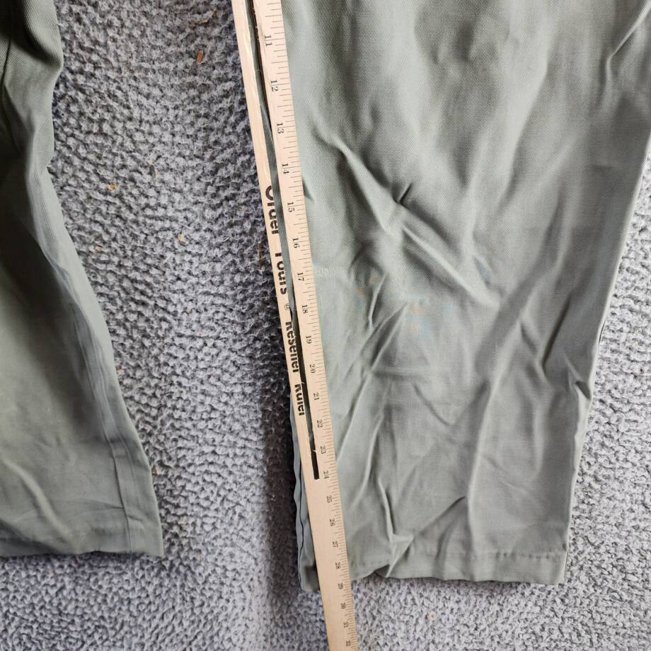 AQUA Pleated Cargo Pants Women's XL Basil Solid Side Pockets Button Zip Closure