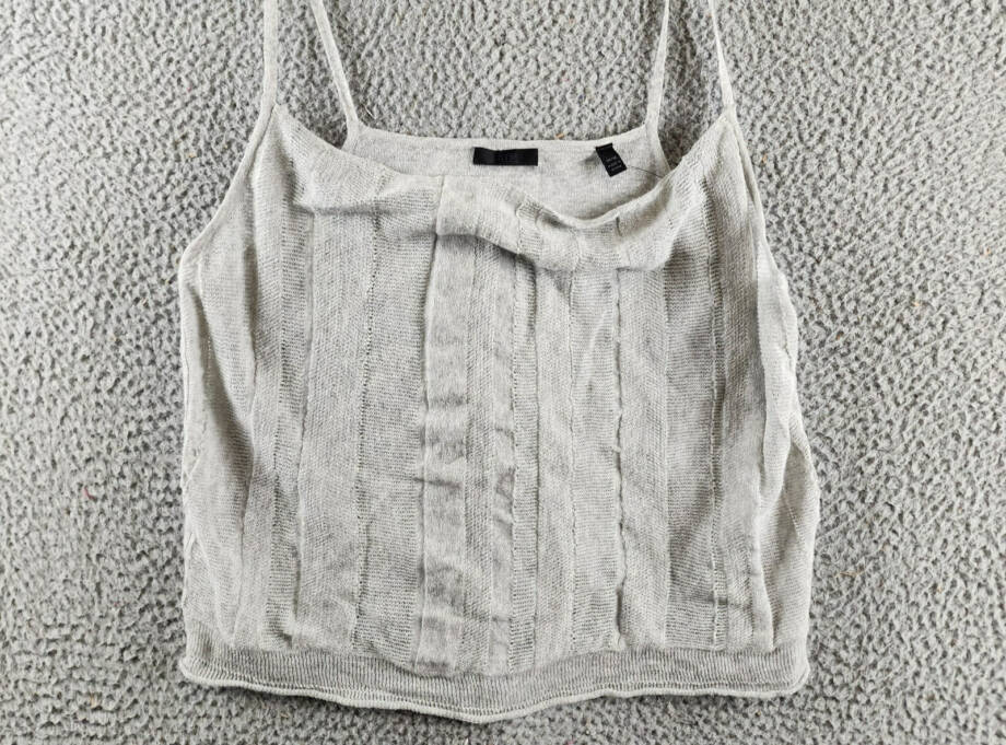 ATM Anthony Thomas Melillo Linen Blend Camisole Top Women's M Shimmer Pullover