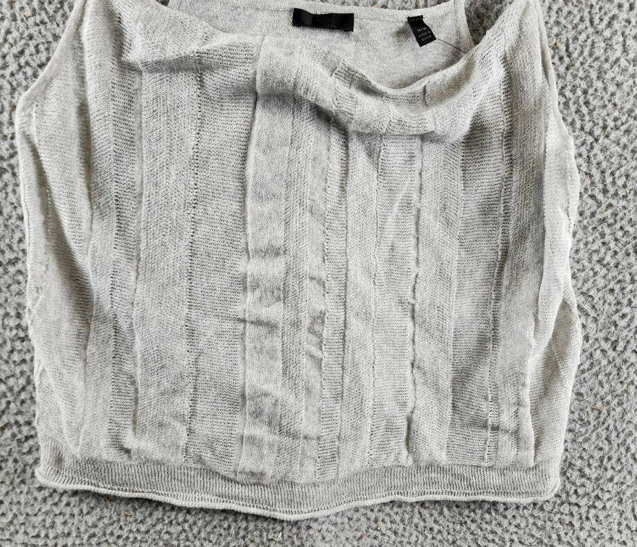 ATM Anthony Thomas Melillo Linen Blend Camisole Top Women's M Shimmer Pullover