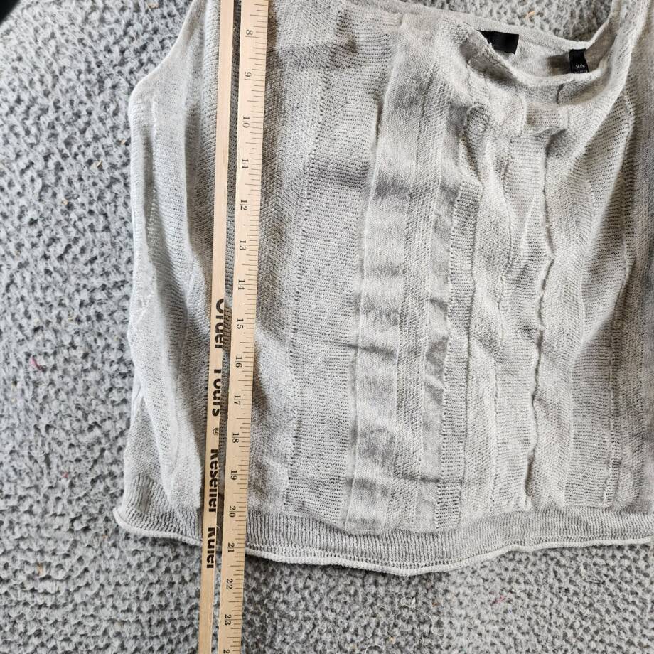ATM Anthony Thomas Melillo Linen Blend Camisole Top Women's M Shimmer Pullover