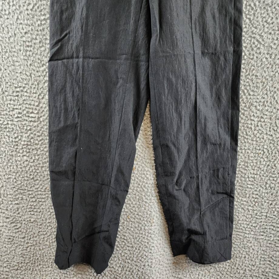 VINCE. Cropped Wool Blend Tapered Pants Women's XXS Black Elastic Waist Pull On