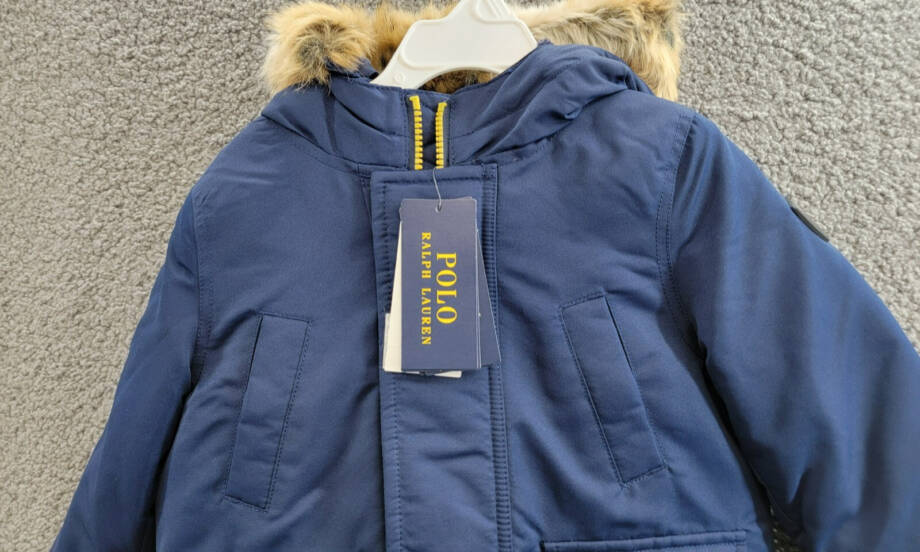 Polo Ralph Lauren Artificial-fur-Trim Down Parka Jacket Toddler Boys' 2 Navy L/S