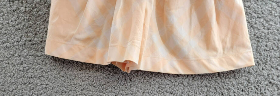 Burberry Woven Check Shorts Toddler Girls 2Y Pastel Peach Elastic Waist Pull On