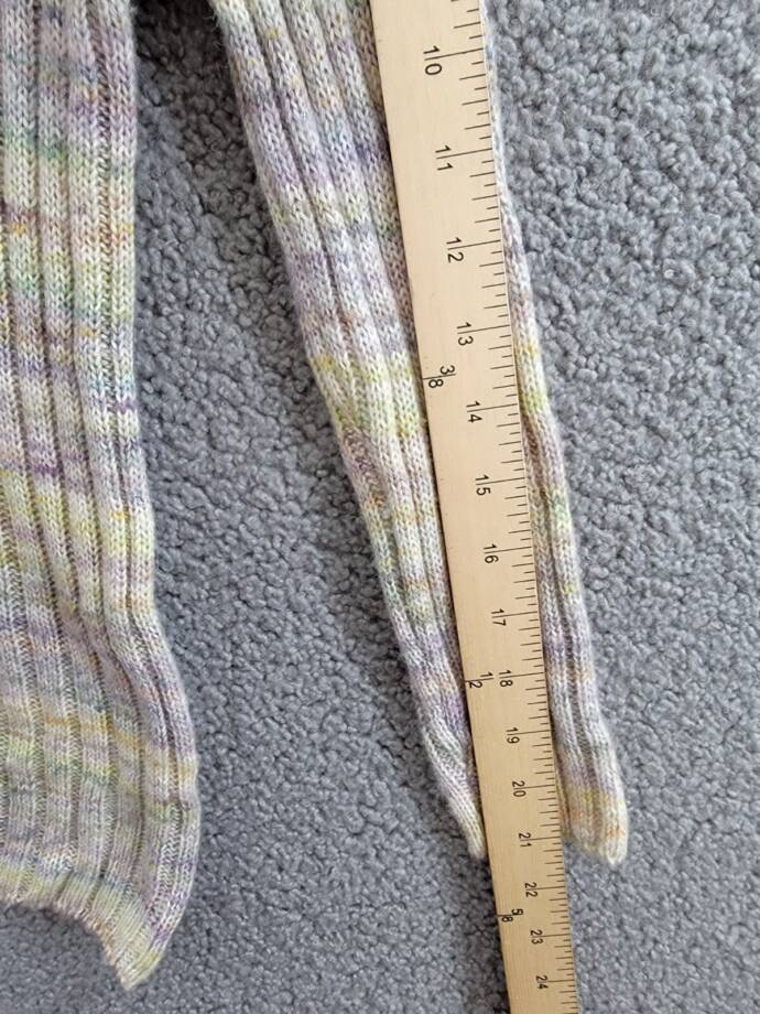 VANESSA BRUNO Arielle Wool Blend Ribbed Crewneck Sweater Womens S Multi Pullover