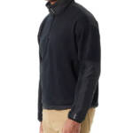 BASS OUTDOOR Regular-Fit Convertible Hood 1/4-Zip Sweatshirt Mens S Black Beauty