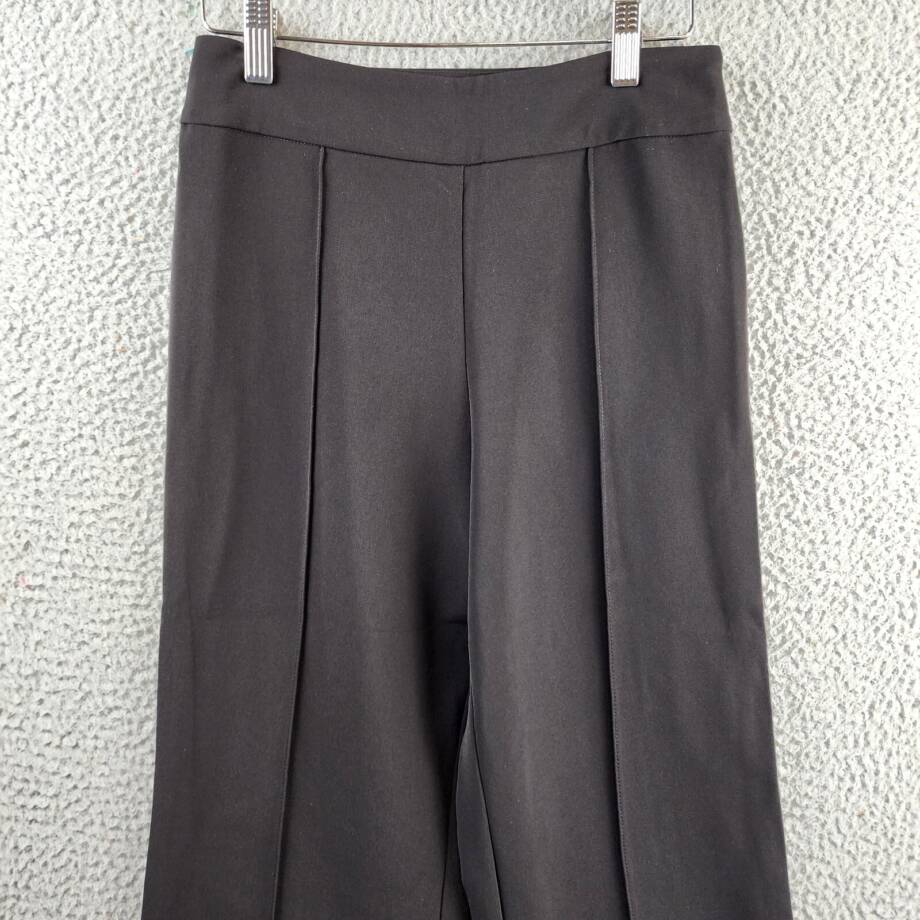 ASTR The Label Madison High Rise Wide Leg Straight Leg Pants Women's XS Black