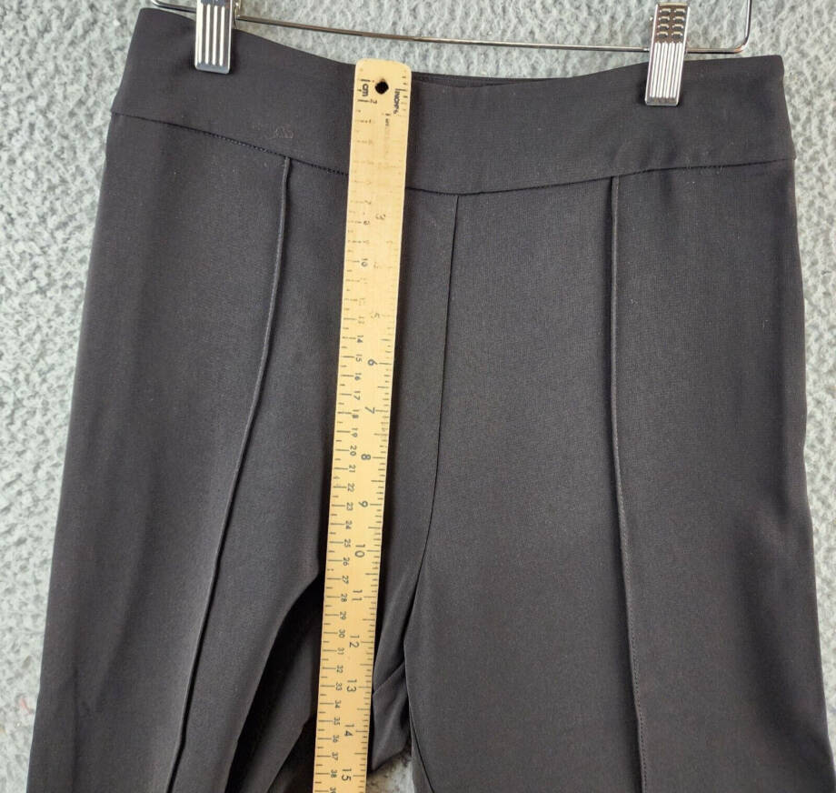 ASTR The Label Madison High Rise Wide Leg Straight Leg Pants Women's XS Black