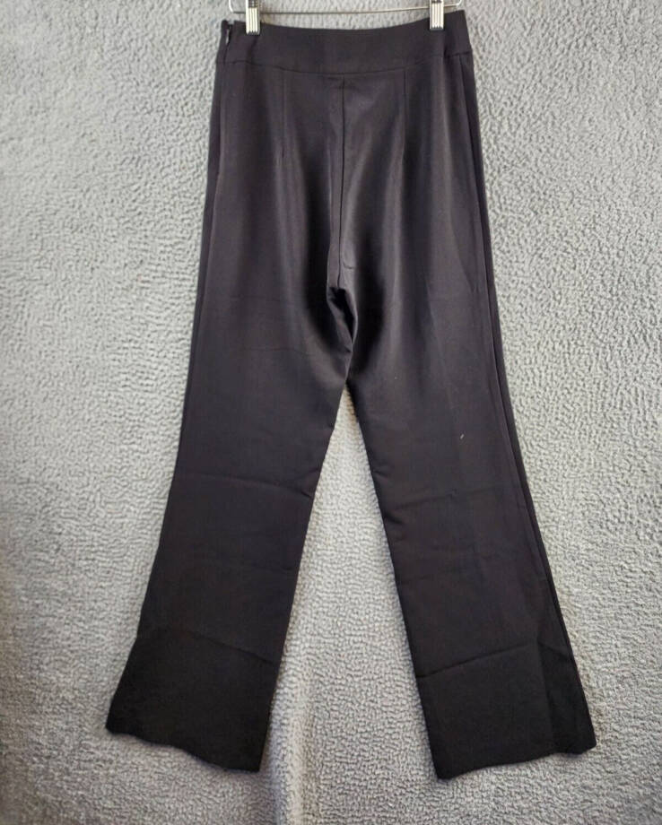 ASTR The Label Madison High Rise Wide Leg Straight Leg Pants Women's XS Black