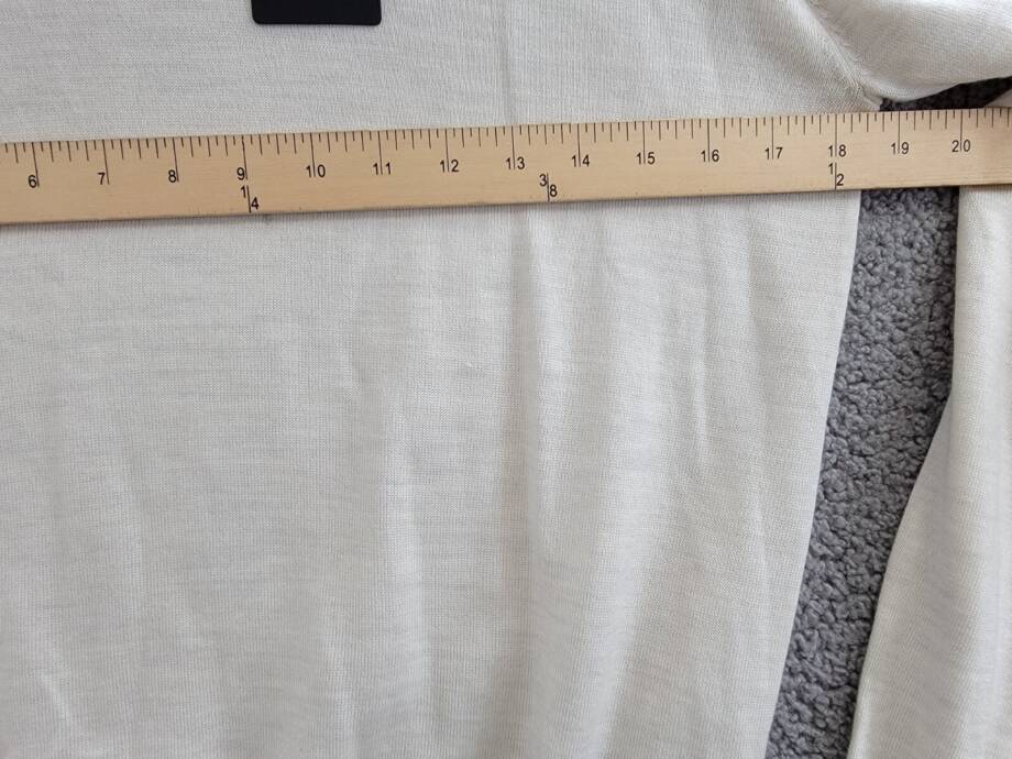 Matinique Margrate Merino Sweater Men's M Off White Melange Round Neck Pullover