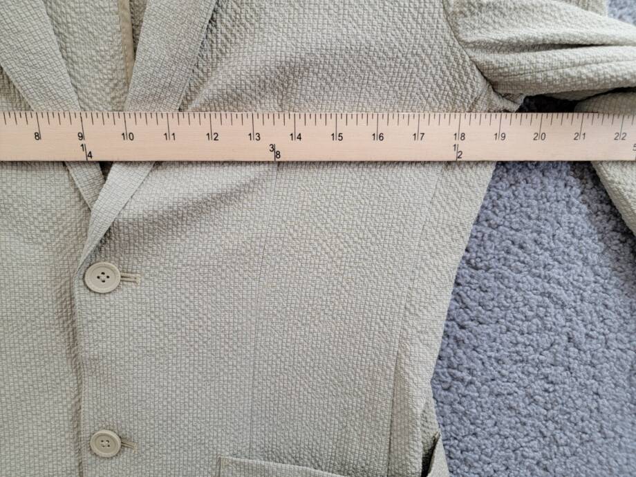 Alfani Classic-Fit Textured Seersucker Jacket Men's S Twill Notch Lapel L/S