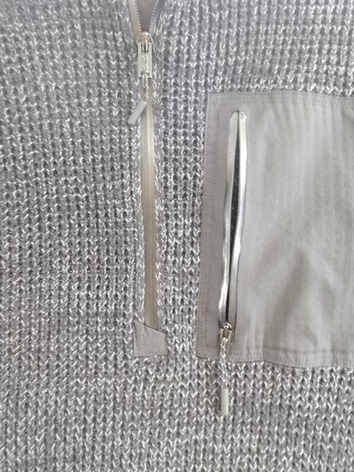 Bass Outdoor Quarter-Zip Long Sleeve Pullover Patch Sweater Men's S Black Beauty