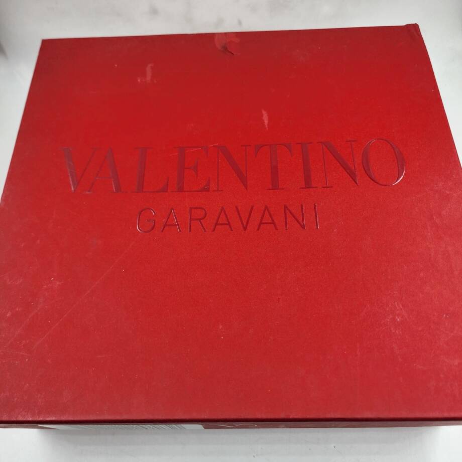 Valentino Garavani VLogo Locker 40MM Ankle Boots Women's 36/6 US Dark Brown