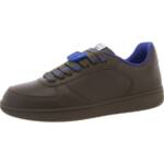 Burberry Terrace Leather Low-Top Sneakers Men's 43.5/10.5 US Loch Round Toe