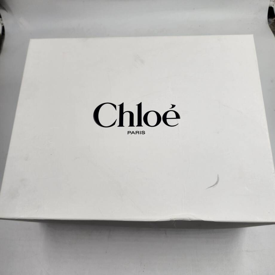 Chloé Lauren High Top Sneakers Women's 35/5 US Light Nude Lace Up Closure