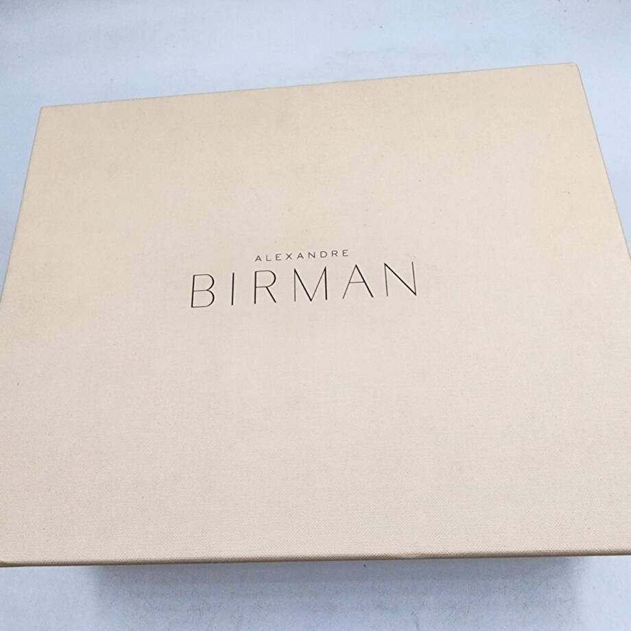 ALEXANDRE BIRMAN Skye Vernice Ankle Strap Heels Women's 36.5/6.5US Rose Beige