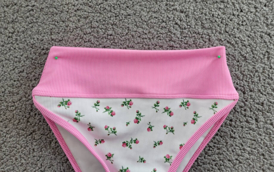 Beach Riot Emmy Bikini Bottom Women's XS Peony Blossom Floral Elastic Waist