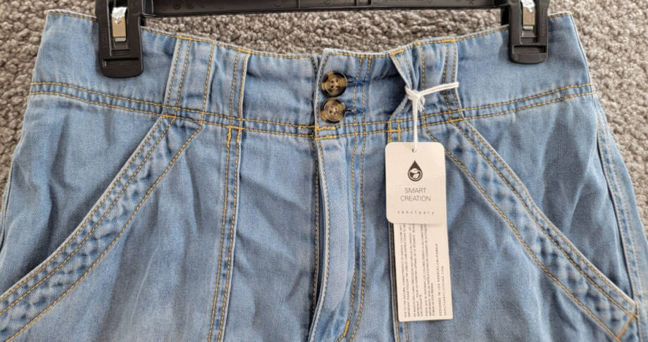 Sanctuary Reissue Shorts Women's XXS Sun Drench Zip Fly With Button Closure~