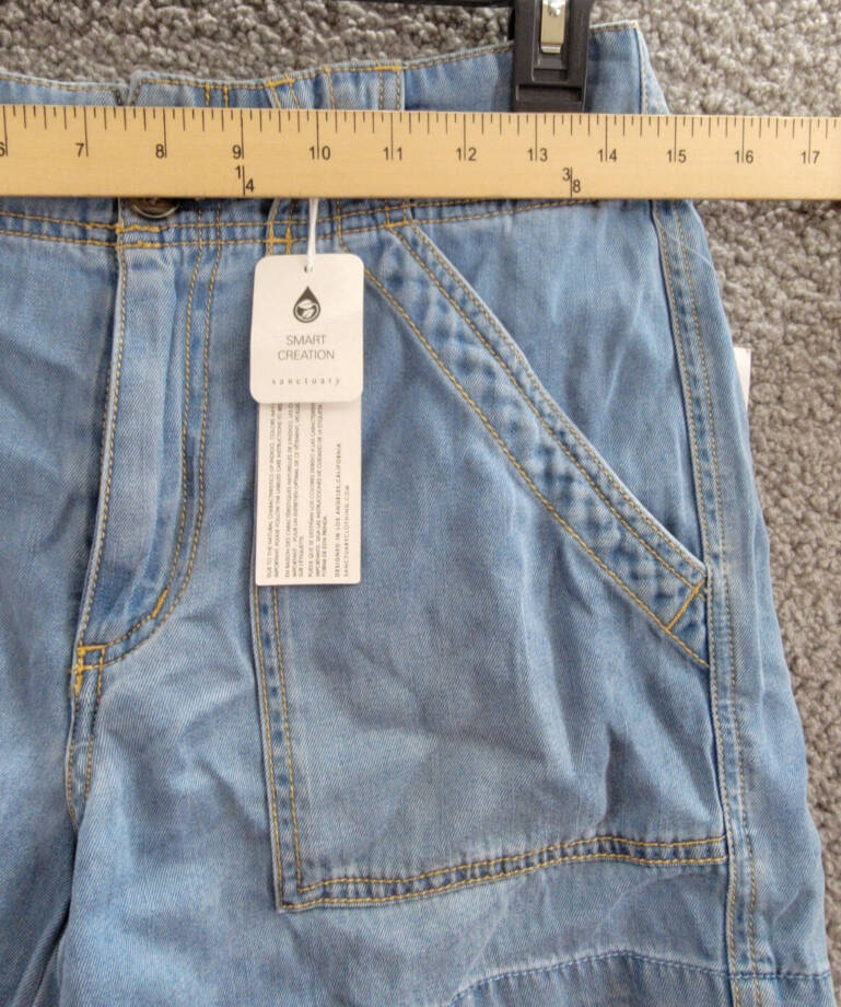 Sanctuary Reissue Shorts Women's XXS Sun Drench Zip Fly With Button Closure~