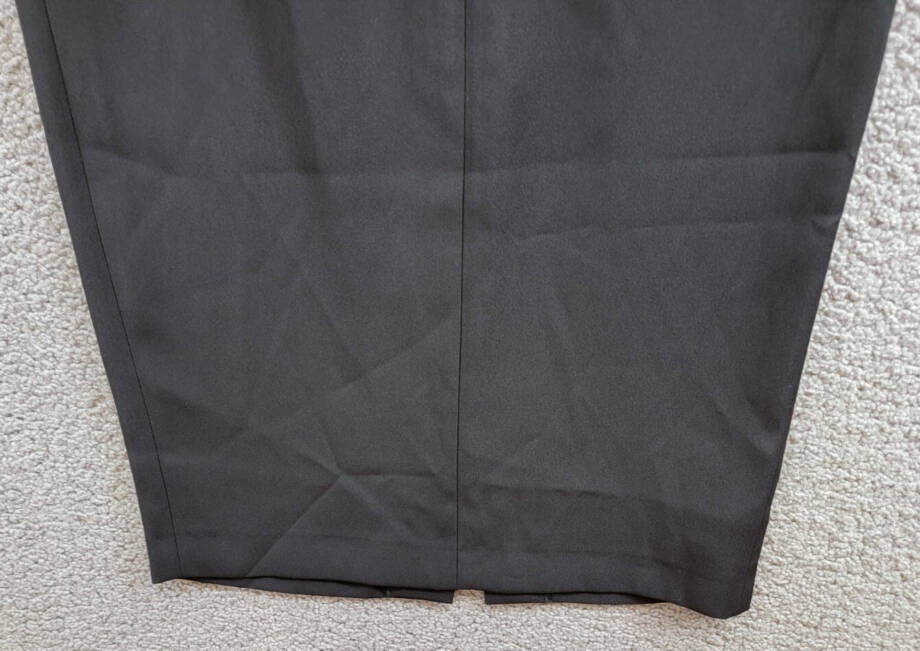 French Connection Harry Suiting Maxi Skirt Women's 2 Blackout Hook & Bar Closure