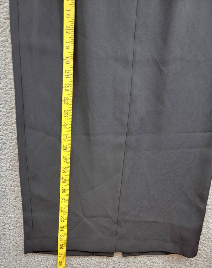 French Connection Harry Suiting Maxi Skirt Women's 2 Blackout Hook & Bar Closure