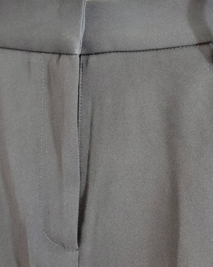 French Connection Harry Suiting Maxi Skirt Women's 2 Blackout Hook & Bar Closure