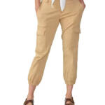 Sanctuary Rebel Cargo Pants Women's 24 True Khaki Belt Loops Button Closures~