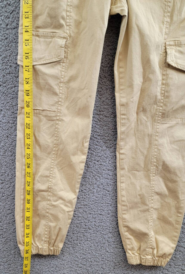 Sanctuary Rebel Cargo Pants Women's 24 True Khaki Belt Loops Button Closures~
