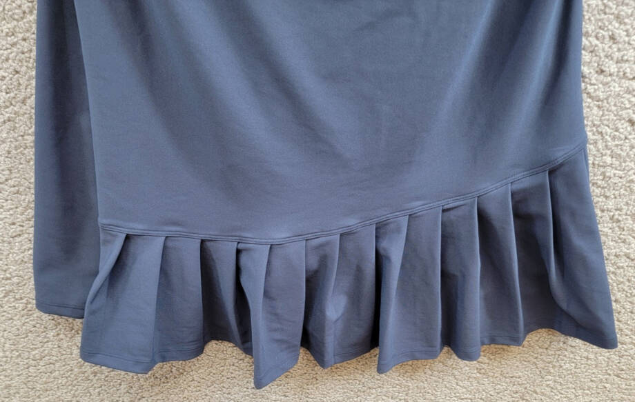 Aqua Athletic Pleat Hem Active Dress Women's XL Myth Sleeveless Pullover Style~