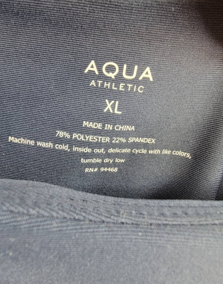 Aqua Athletic Pleat Hem Active Dress Women's XL Myth Sleeveless Pullover Style~