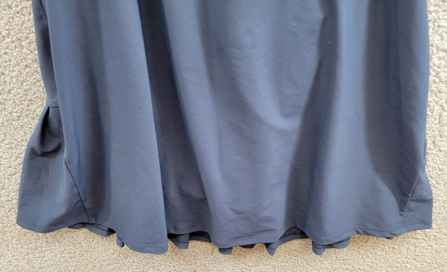 Aqua Athletic Pleat Hem Active Dress Women's XL Myth Sleeveless Pullover Style~