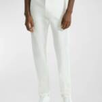 Theory Zaine 5-Pocket Hanson Twill Pants Men's 33 White Zip/Button Closure