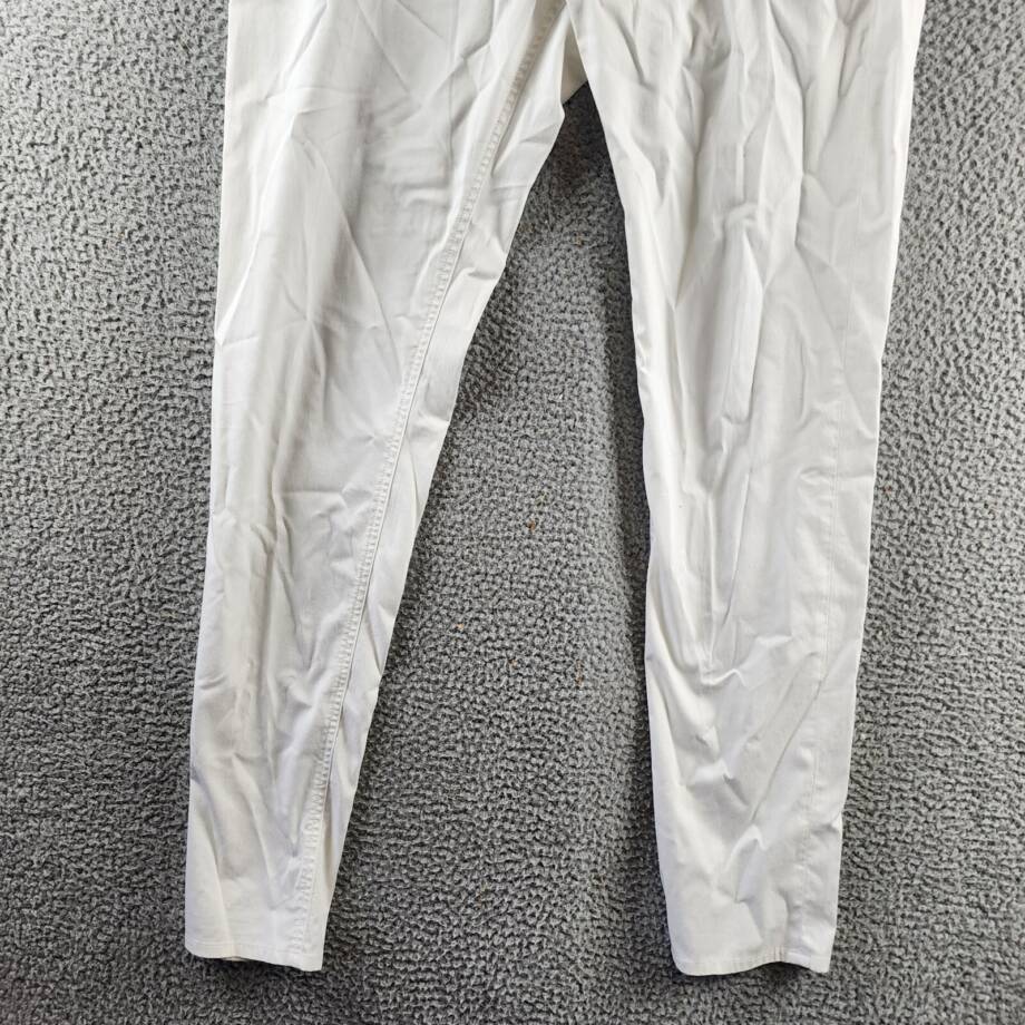 Theory Zaine 5-Pocket Hanson Twill Pants Men's 33 White Zip/Button Closure
