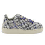 Burberry Check Knit Box Sneakers Men's 44 Lichen Ip Check Lace Up Closure