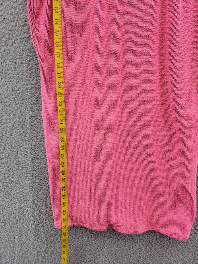 Royalty By Maluma Metallic Mini Bodycon Dress Women's XXXL Hot Pink Scoop Neck