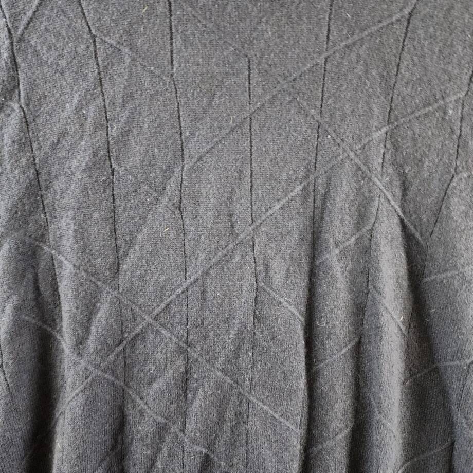 The Men's Store at Bloomingdale's Cashmere Novelty Stitch Sweater Men's L Navy