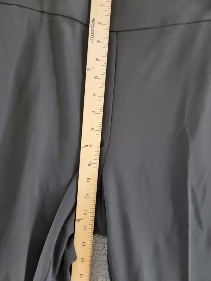 Bar III Plus Size Button-Detail Straight-Leg Pull-On Pants Women's 1X Black