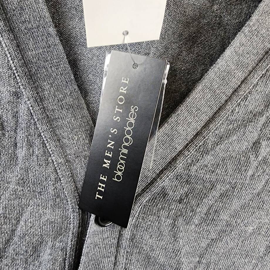 The Men's Store at Bloomingdale's Wool Button Front Cardigan Men's L Med Grey