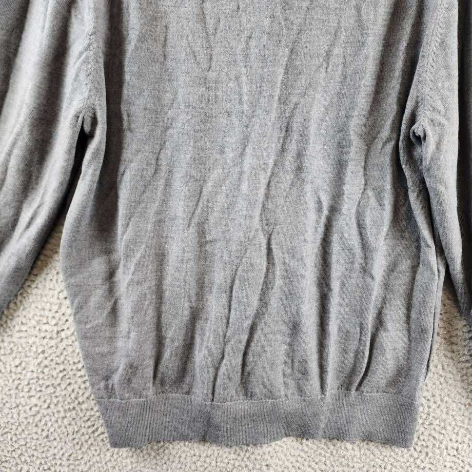 The Men's Store at Bloomingdale's Wool Button Front Cardigan Men's L Med Grey
