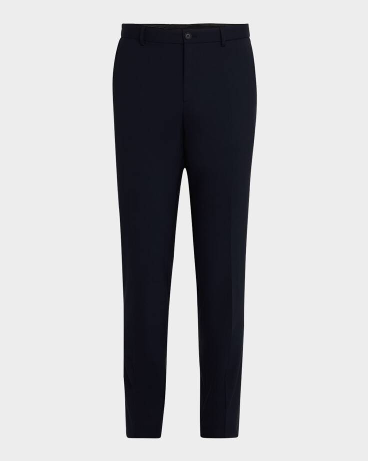 BOSS P-Genius CW-WG-243 Pants Men's 32R Dark Blue Virgin Wool Blend Mid Rise