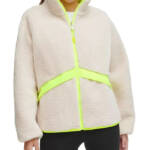 Calvin Klein Performance Reversible Sherpa Jacket Women's Chalk Safe M