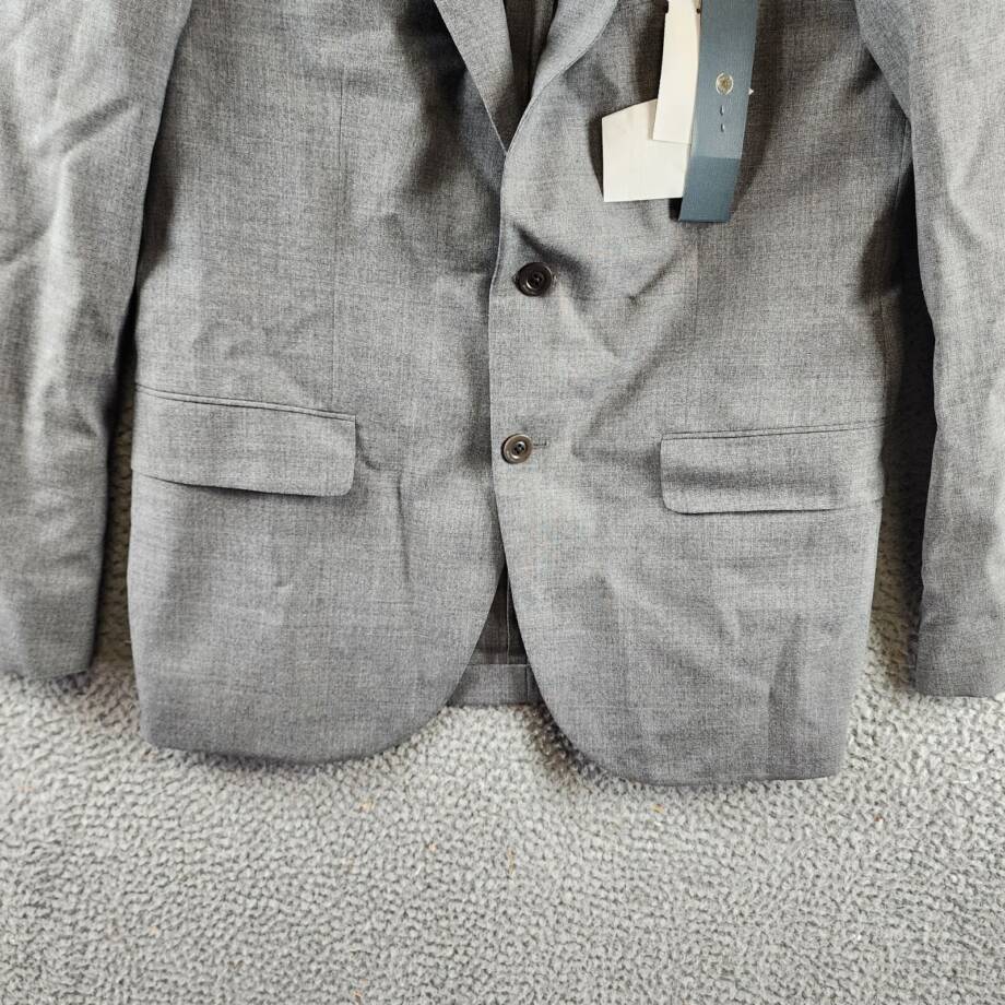 Boglioli Milano Melange Wool Blend Slim Fit Suit Jacket Men's 50C Grey Melance