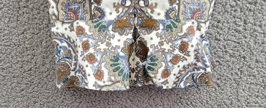 Veronica Beard Drey Kaleidoscope-Print Top Women's 00 Off-White Multi Back Zip