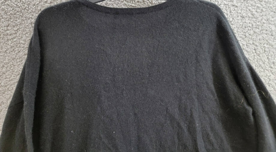 C by Bloomingdale's Cashmere Boat Neck Side Slit Asymmetrical Sweater Women's S