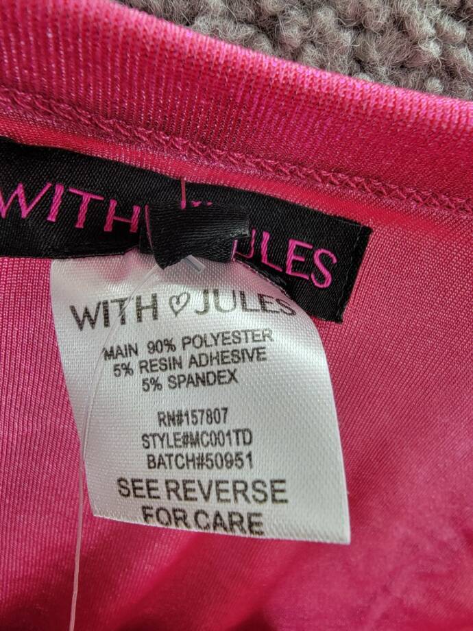 With Jules Ruched Sleeveless Dress & Shrug Set Big Girls M Bright Pink Back Zip