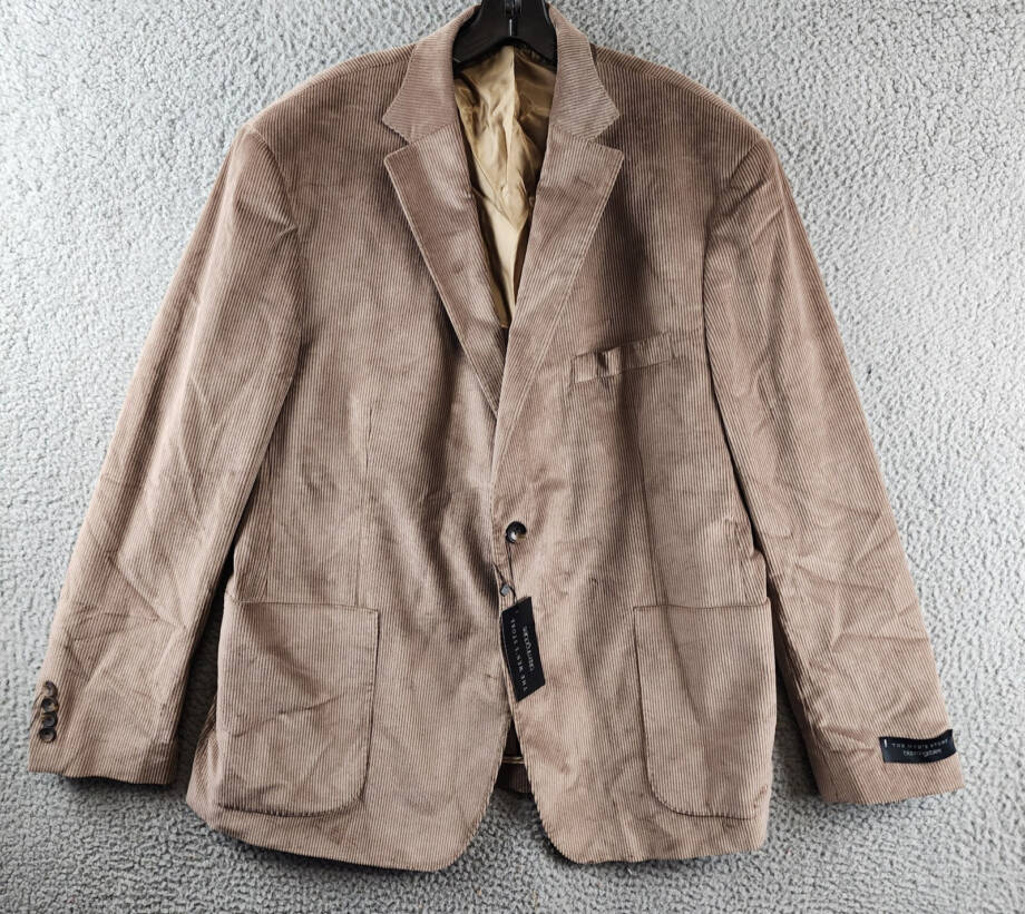 The Men's Store at Bloomingdales Corduroy Regular Fit Sport Coat 46R Light Brown