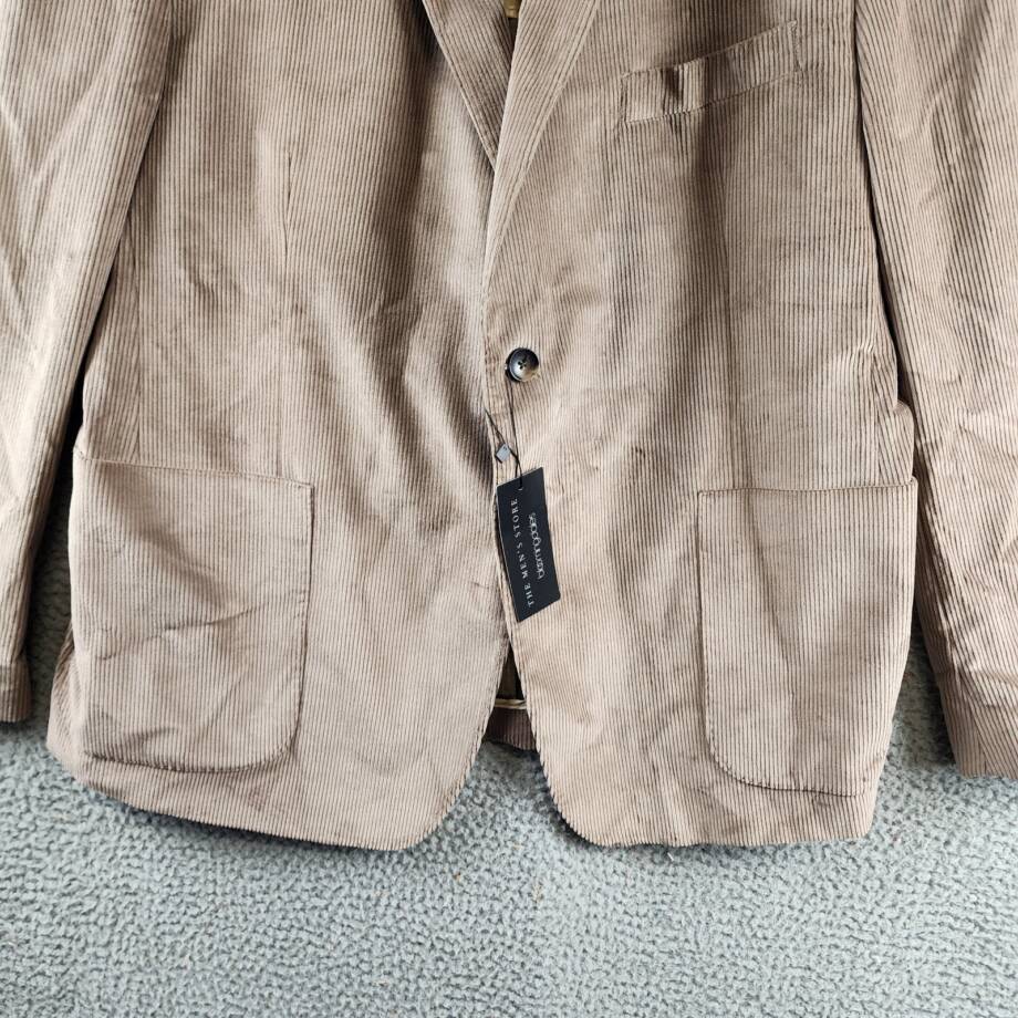 The Men's Store at Bloomingdales Corduroy Regular Fit Sport Coat 46R Light Brown